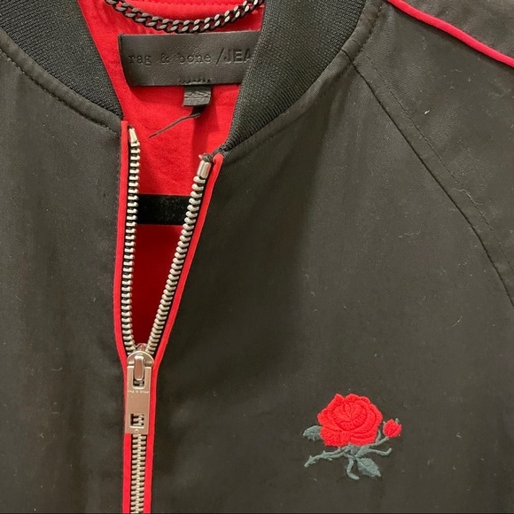 Rag & Bone/JEAN Buckley rose bomber jacket - Picture 3 of 5